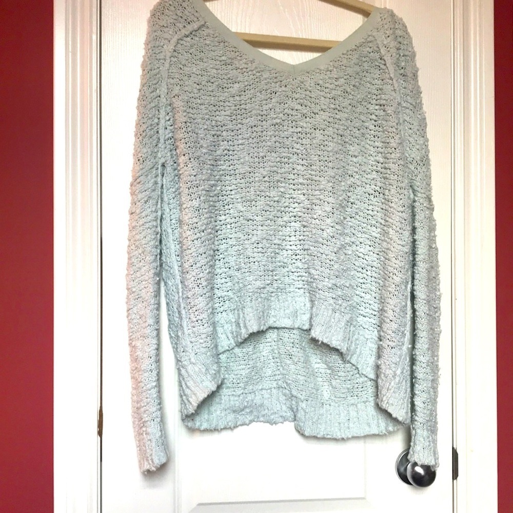 Free people chunky knit sweater top shirt s 4 6